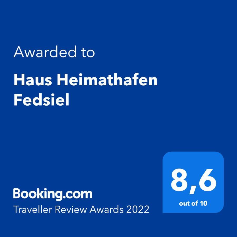 Haus Heimathafen Fedsiel Villa Butjadingen Bagian luar foto